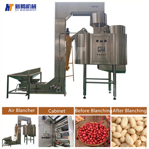 Laatste bedrijfsnieuws over Air Peanut Blanching Machine--Een nieuwe manier van blanchen pinda's rode soort is opkomend