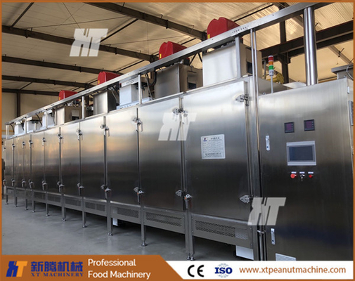 Goede prijs. Food Grade SUS304 Noten Koffiebrander Machine Continu Commerciële Pinda Roosteren Machine online