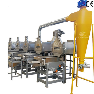 Goede prijs. 500-1000kg/h Peanut Cutting and Blanching Machine Split Nut Blanching Machine With CE Certification online