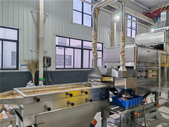 Elektrische rooster- en hakmachine voor pinda's van roestvrij staal