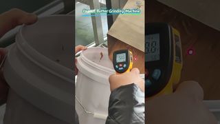 Pindakaas Slijpmachine Testvideo/Zoet en Rijk#machine#fabriek#pindakaas#noot#boter