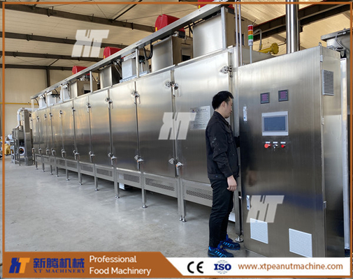 Goede prijs. SUS304 Commerciële Pinda Koffiebrander 400 kg/u Cashewnoot Roosteren Machine Arachide Koffiebrander online