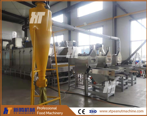 Luchtcycloon Aardnotenverwerkingsmachine SUS304 Geroosterde aardnotenschilmachine