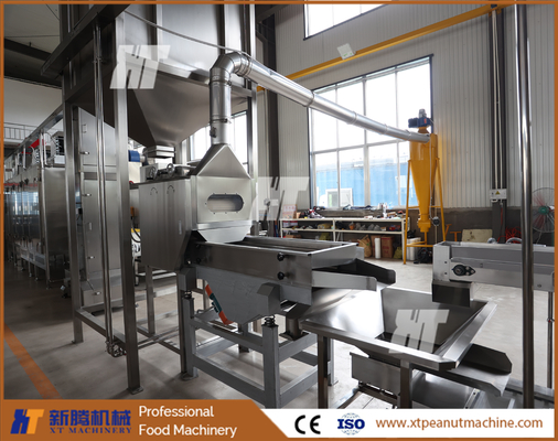 Goede prijs. Geavanceerde gespleten pinda-blancheermachine Moerverwerkingsapparatuur 800-1000 kg / u online
