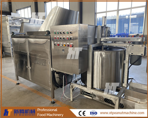 Goede prijs. Industriële Pinda Frituurmachine SUS304 Grote Capaciteit Gezouten Pinda Making Machine online
