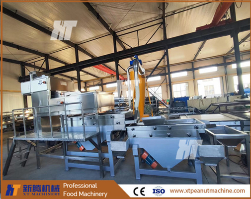 Goede prijs. Industriële Pinda Snijmachine SUS304 Peanut Crusher Machine Met Drie Schermen online