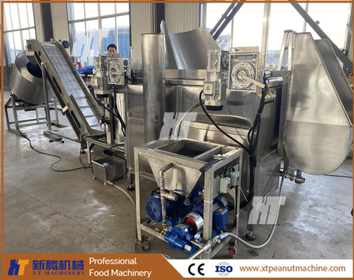 Goede prijs. Stabiele pinda-friteuse-machine voor het braden van arachide-aromamachine 350 kg / u online