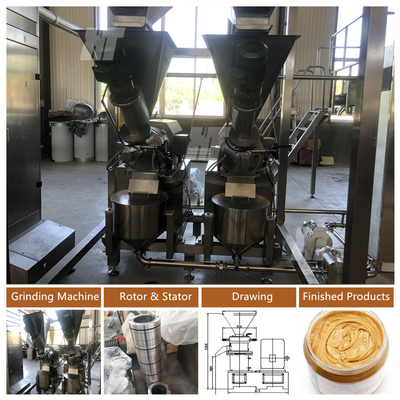 Goede prijs. Machine voor het maken van pindakaas Kolloïde molen Pindakaasmalenmachine 500 kg/uur online