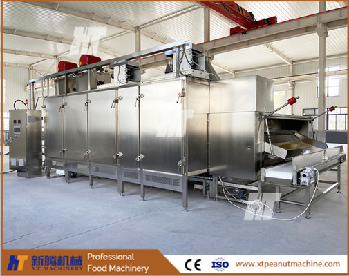 Hoog rendement pinda-roostermachine Continu riemtype Pindabrander
