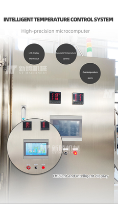 PLC-besturing Continuous Nuts Bakoven Pinda's Roasting Machine Nuts Oven