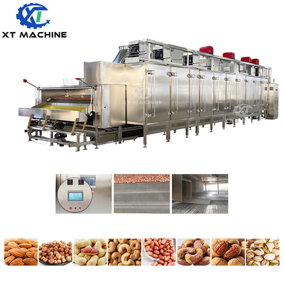 Hoogwaardige volledig automatische pinda's roostermachine Cashew roostermachine Drogen verwerking machine