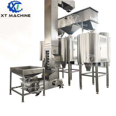 1000-1200kg/u Lucht Pinda Pelmachine Droge Pinda Pelmachine