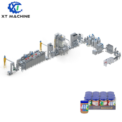 1000-1200 kg/uur pindakaas slijpmachine pindakaasproductielijn pindakaaspasta-machine
