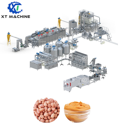 High speed grote capaciteit Peanut Cutting Machine Peanut Butter Production Line Sesam Paste Grinder