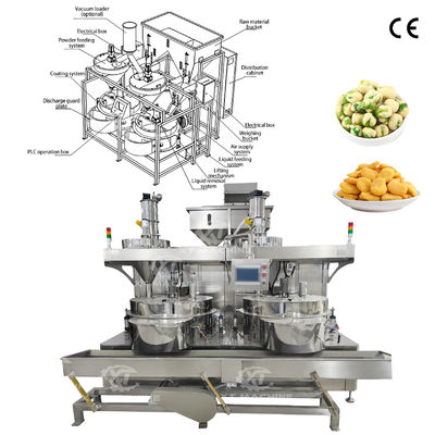Goede prijs. Kosten-efficiënte automatische PLC-gestuurde coatingsmachine voor pinda's/zaadjes/broodbonen/cashew/amandel online