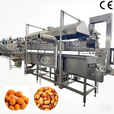 Goede prijs. Fabrieken voor notenverwerking geavanceerde automatische continue frituurmachine voor de productie van tuinbonen, cashewnoten en pinda's online
