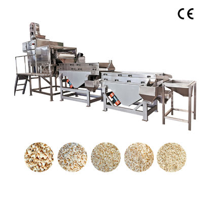 Goede prijs. 500 kg/uur 7,5 kW 3-stadium pindakaas/cashew/amandel hakmachine voor de verwerking van noten online