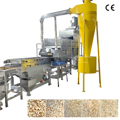 Goede prijs. Roestvrijstalen amandel- en pinda-hakmachine voor honingpinda's, 1,8-2,5 mm gehakte pindagrootte online