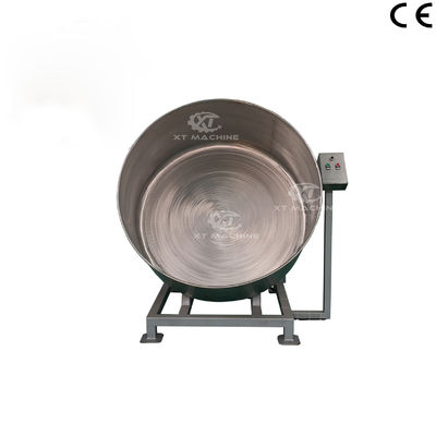 Goede prijs. 100 kg/uur Grote diameter pindakaas chocolade coating machine voor perfecte voedsel coating online