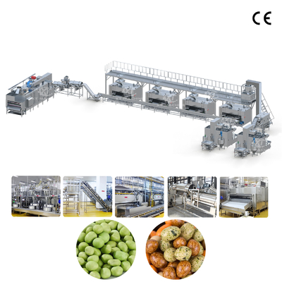 Goede prijs. 1000 kg/uur Sesam pinda coating and baking Productielijn voor gecoate geroosterde pinda in voedselkwaliteit roestvrij staal 304 online