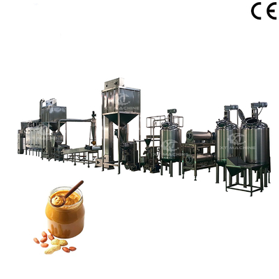 Goede prijs. 1000-1200 kg/uur pindakaas slijpmachine pindakaasproductielijn pindakaaspasta-machine online