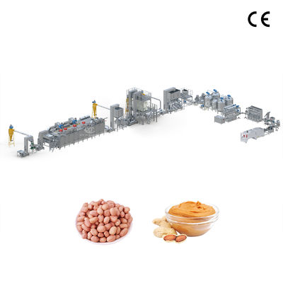 Goede prijs. Volledig automatische productielijn voor pindakaas/cashewjam/amandelboter met tweestapsmaling en PLC-besturing online
