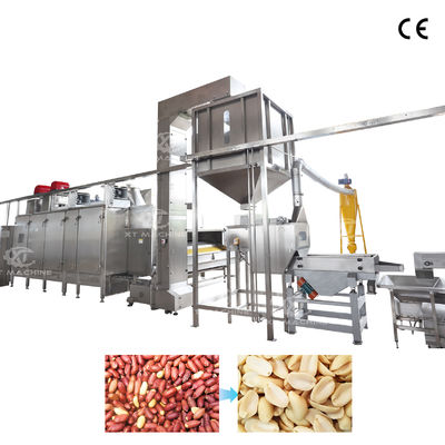 Goede prijs. Fabrieksdirecte verkoop Hoogwaardige Split Peanut Blanching Machine Air Peeling Machine online