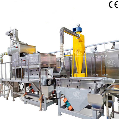 Goede prijs. 600-800 kg/uur Volledig automatische splitsende pinda-schilmachine pinda-luchtblancher voor de voedingsindustrie online