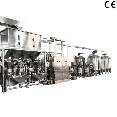Volledig automatische 304 roestvrij staal pindakaas maken machine pindakaas productielijn pindakaas slijpmachine