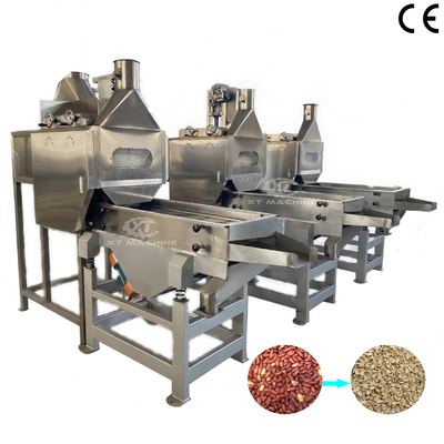 Goede prijs. 800-1000 kg Split Nut Blanching Machine Gebrande pinda's schillen machine online