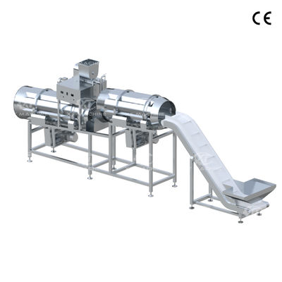 Goede prijs. Volautomatische SS304 dubbele rolaromamachine met een capaciteit van 500-1000 kg/u voor noten, snacks, vleeskruiden online