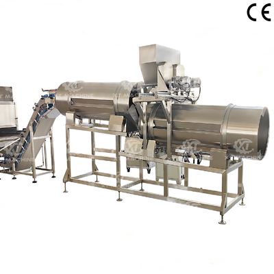 Goede prijs. Dubbele trommel aromamachine 500 kg/u S304 roestvrij staal online
