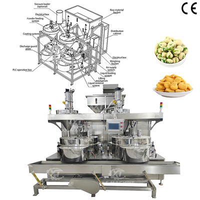 Goede prijs. Dubbele Station Pinda Coating Machine 600-800kg/u voor Snackvoedsel online