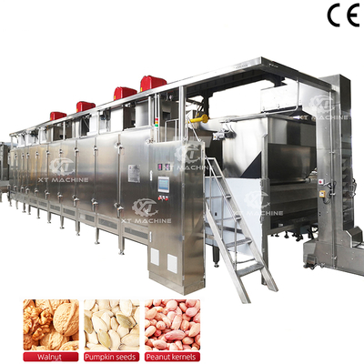 Goede prijs. Continu notenrooster 500-2000 kg/h PLC-besturing 220V/380V online