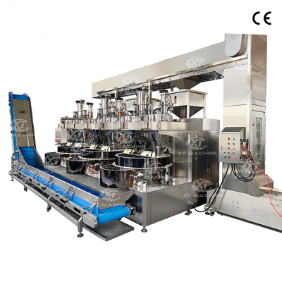 Goede prijs. Dubbele station pinda coating machine voor snackvoedselproductie online