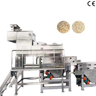 Goede prijs. 500 kg/h-1000 kg/h Vierfasige pindahakker voor plantages voor de verwerking van noten online