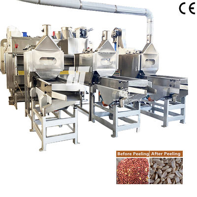 Goede prijs. Peanut Slitting and Blanching Machine with SUS304 Construction for Efficient Peanut Processing online