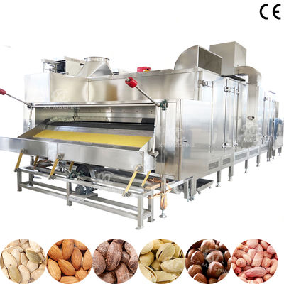 Goede prijs. Customizable 300kg/h-1000kg/h Continuous Belt Type Roasting Machine with Natural Gas or LPG Heating online