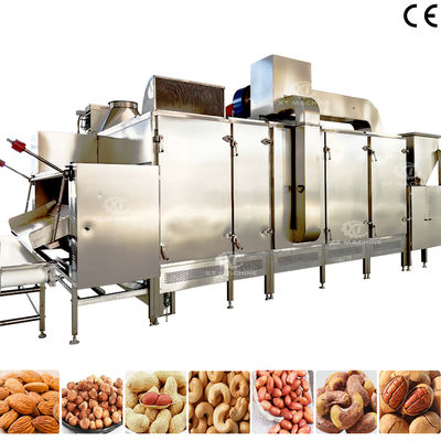 Goede prijs. Continu-bandrooster met een capaciteit van 500 kg/h-1000 kg/h voor notenverwerkende installaties online