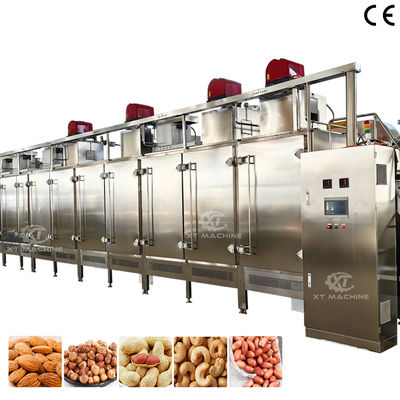 Automatische multifunctionele pinda- en cashewnootroostermachine Industriële bakoven