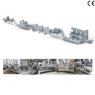 Goede prijs. 1000-2000 kg/u volautomatische notencoating- en frituurapparatuur Gebakken, met bloem beklede pinda-vervaardigingsmachine voor voedselverwerkingsfabrieken online