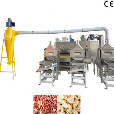 Goede prijs. Hoge kwaliteit 500-1000kg/u SUS304 Pinda Snij- en Blancheermachine voor Notenverwerkingsapparatuur online