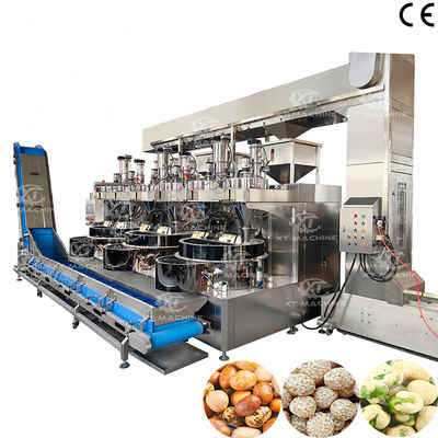 Goede prijs. Grote Capaciteit Volautomatische Gecoate Pinda Eieren Machine Snack Voedsel Coating Machine voor Noten online