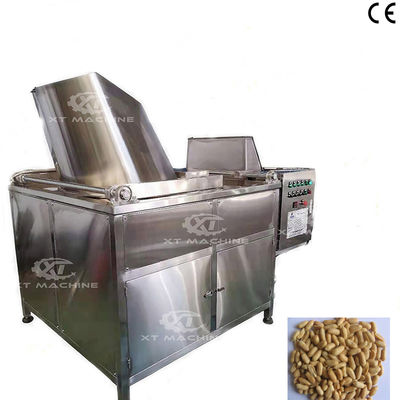 Partiële frituurmachine van voedselkwaliteit SUS304 voor arachide, cashewnoten en pinda's, friteuse voor snacks met gereguleerde temperatuur