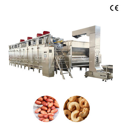 Máquina Tostadora de Cacahuete y Anacardos, 300 kg/h-2000 kg/h, Tostadora para Semillas de Girasol y Sésamo