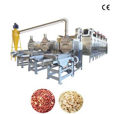 Aanpasbare High Precision Peanut Blanching and Splitting Machine Gebrande Peanut Blanching Machine