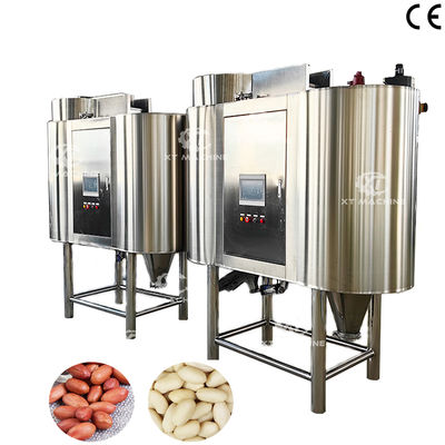 Goede prijs. Zeer Geautomatiseerde Pinda Pelmachine met 1000-2000kg/u Capaciteit Hazelnoot Ontschiller en Roestvrij Staal Voedselkwaliteit online