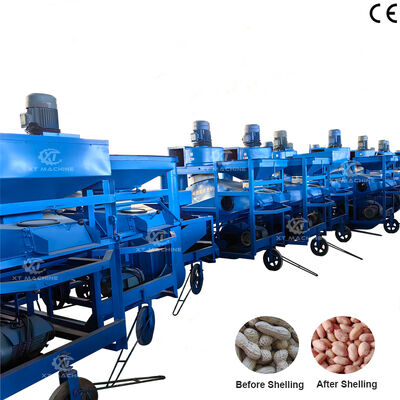 Machine voor het schillen van pinda's met een hoge capaciteit en een hoge schelpersnelheid 2000 kg/h Machine voor het verwijderen van pinda's
