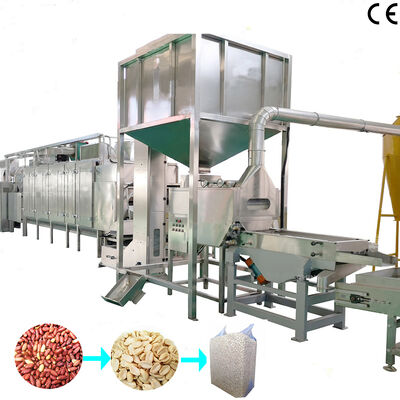 Goede prijs. Volledig automatische 500 kg/h-3000 kg/h machine voor het snijden en blancheren van pinda's online