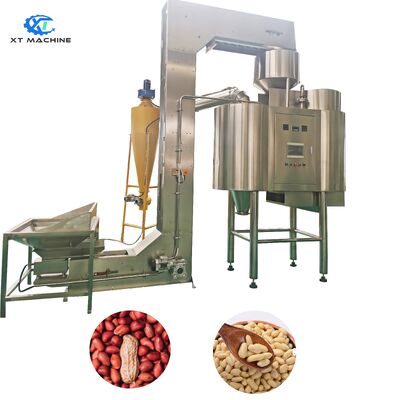 Goede prijs. Automatische PLC-besturing Air Peanut/Pistachio/Hazelnut Blanching Machine met 98% peeling rate en 500kg/1000kg Capaciteit online